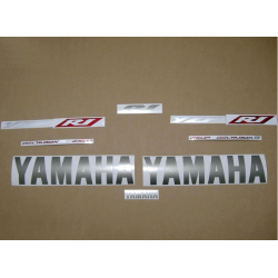 Yamaha YZF-R1 2003 - SILVER VERSION STICKER SET