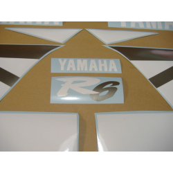 Yamaha YZF-R6 2002 - BLUE EU VERSION DECALS SET