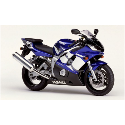 Yamaha YZF-R6 2002 - BLUE EU VERSION DECALS SET
