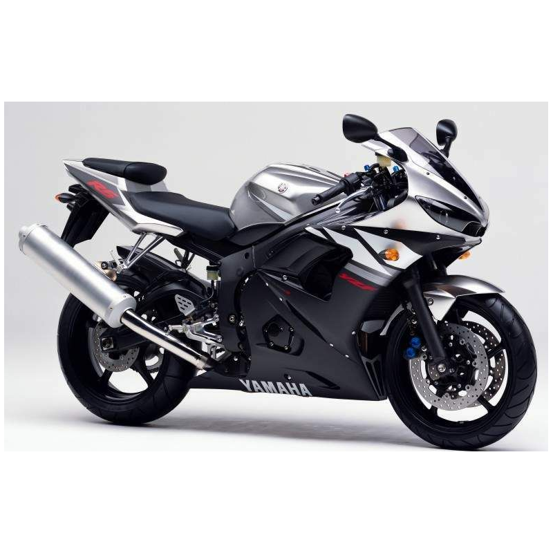 Yamaha YZF-R6 2003 - SILVER VERSION DECALS SET