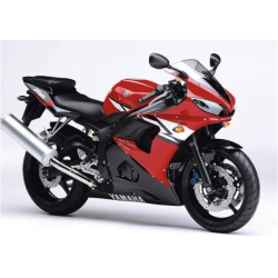 Yamaha YZF-R6 2004 - RED VERSION DECALS SET