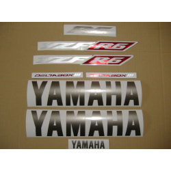 Yamaha YZF-R6 2004 - SILVER  VERSION DECALS SET