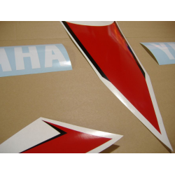 Yamaha YZF-R6 2006 - WHITE/RED VERSION  DECALS SET