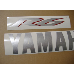 Yamaha YZF-R6 2007 - GREY VERSION DECALS SET