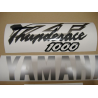 Yamaha YZF 1000R 1996 - BLACK/SILVER DECALS SET