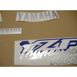 Yamaha YZF 1000R 1997 - BLUE/BLACK VERSION DECALS SET