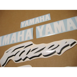 YAMAHA FZS600 FAZER 2001 - BLUE VERSION DECALS SET