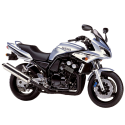 YAMAHA FZS600 FAZER 2002 - SILVER VERSION DECALS SET