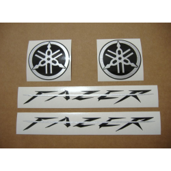 YAMAHA FZ6 FAZER 2006 - BLUE VERSION DECALS SET