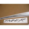 YAMAHA FZ6 FAZER S2 2007 - DARK BLUE VERSION DECALS SET