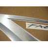 YAMAHA FZ6 FAZER S2 2007 - DARK BLUE VERSION DECALS SET