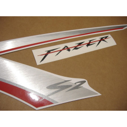 YAMAHA FZ6 FAZER S2 2008 - SILVER VERSION DECALS SET