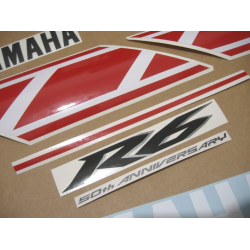 Yamaha YZF-R6 50th ANNIVERSARY DECALS SET