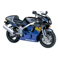 Suzuki GSX-R 600 1997 - GREY/PURPLE VERSION DECALS SET