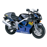 Suzuki GSX-R 600 1997 - GREY/PURPLE VERSION DECALS SET