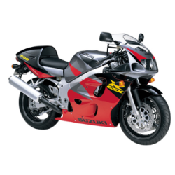 Suzuki GSX-R 600 1997 - RED/GREY/BLACK VERSION DECALS SET