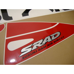 Suzuki GSX-R 600 1998 - RED/BLACK VERSION DECALS SET