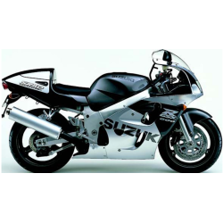 Suzuki GSX-R 600 1998 - SILVER VERSION DECALS SET