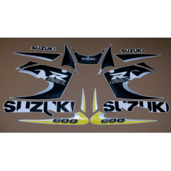 Suzuki GSX-R 600 1999 - YELLOW/BLACK VERSION DECALS SET