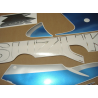 Suzuki GSX-R 600 2000 - BLUE/BLACK VERSION DECALS SET