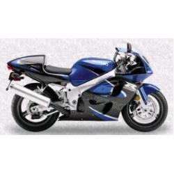Suzuki GSX-R 600 2000 - BLUE/BLACK VERSION DECALS SET