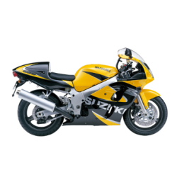 Suzuki GSX-R 600 2000 - YELLOW/BLACK VERSION DECALS SET