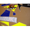 Suzuki GSX-R 600 2001 - BLUE/BLACK VERSION DECALS SET