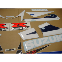Suzuki GSX-R 600 2003 - WHITE/BLUE VERSION DECALS SET