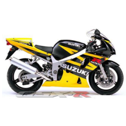 Suzuki GSX-R 600 2003 - YELLOW/BLACK VERSION DECALS SET