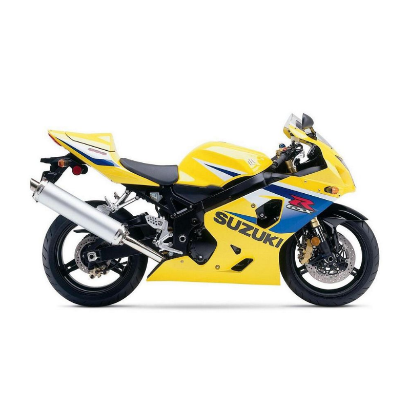 Suzuki GSX-R 600 2005 - YELLOW/BLUE VERSION DECALS SET