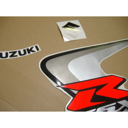 Suzuki GSX-R 600 2006 - WHITE/SILVER VERSION DECALS SET
