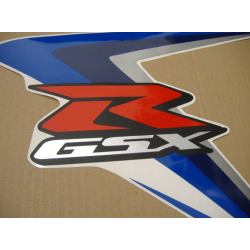 SUZUKI GSX-R 600 2007 - BLUE/BLACK VERSION DECALS SET
