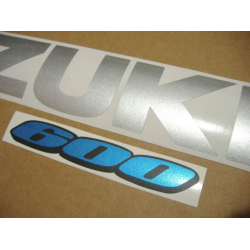 Suzuki GSX-R 600 2008 - WHITE VERSION DECALS SET