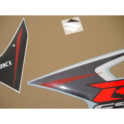 Suzuki GSX-R 600 2008 - WHITE/BLUE VERSION DECALS SET