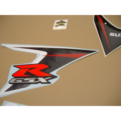 Suzuki GSX-R 600 2008 - WHITE/BLUE VERSION DECALS SET