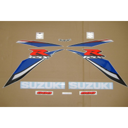Suzuki GSX-R 600 2009 - WHITE/BLUE VERSION DECALS SET