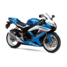 Suzuki GSX-R 600 2009 - WHITE/BLUE VERSION DECALS SET