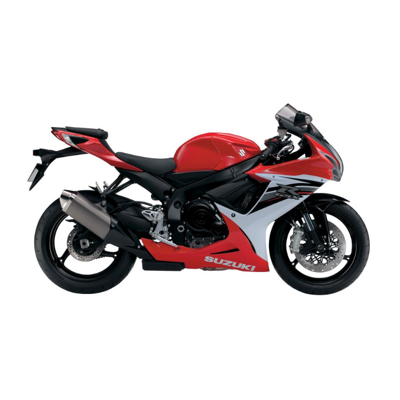 Suzuki GSX-R 600 2013 - RED/WHITE VERSION DECALS SET