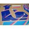 SUZUKI GSX-R 750 1992 - WHITE/BLUE VERSION DECALS SET