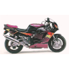 SUZUKI GSX-R 750 1995 - BLACK/BURGUNDY VERSION DECALS SET