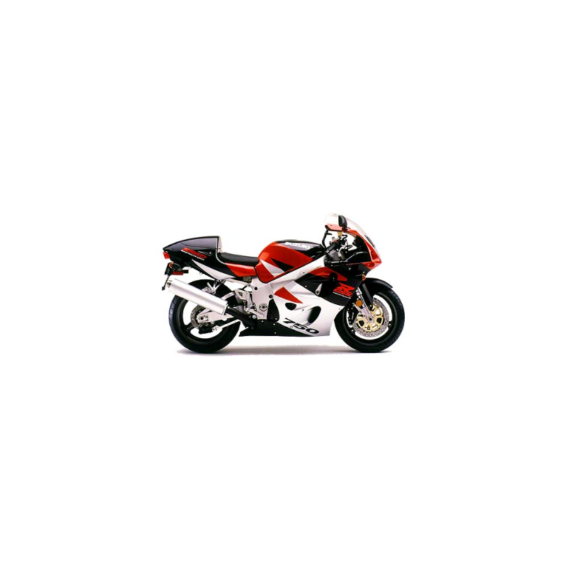 Suzuki GSX-R 750 1998 - RED/SILVER/BLACK VERSION DECALS SET