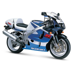 Suzuki GSX-R 750 1999 - WHITE/BLUE VERSION DECALS SET