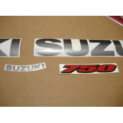 Suzuki GSX-R 750 2006 - BURGUNDY/BLACK VERSION DECALS SET
