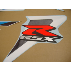 Suzuki GSX-R 750 2006 - WHITE/BLUE VERSION DECALS SET