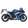Suzuki GSX-R 750 2006 - WHITE/BLUE VERSION DECALS SET