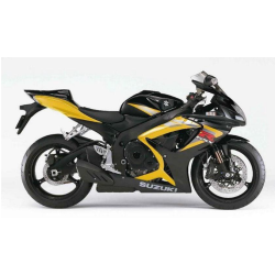Suzuki GSX-R 750 2006 - YELLOW/BLACK VERSION DECALS SET