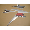 Suzuki GSX-R 750 2007 - BLACK/SILVER VERSION DECALS SET