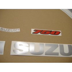Suzuki GSX-R 750 2007 - DARK BLUE/BLACK VERSION DECALS SET