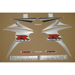 Suzuki GSX-R 750 2007 - DARK BLUE/BLACK VERSION DECALS SET
