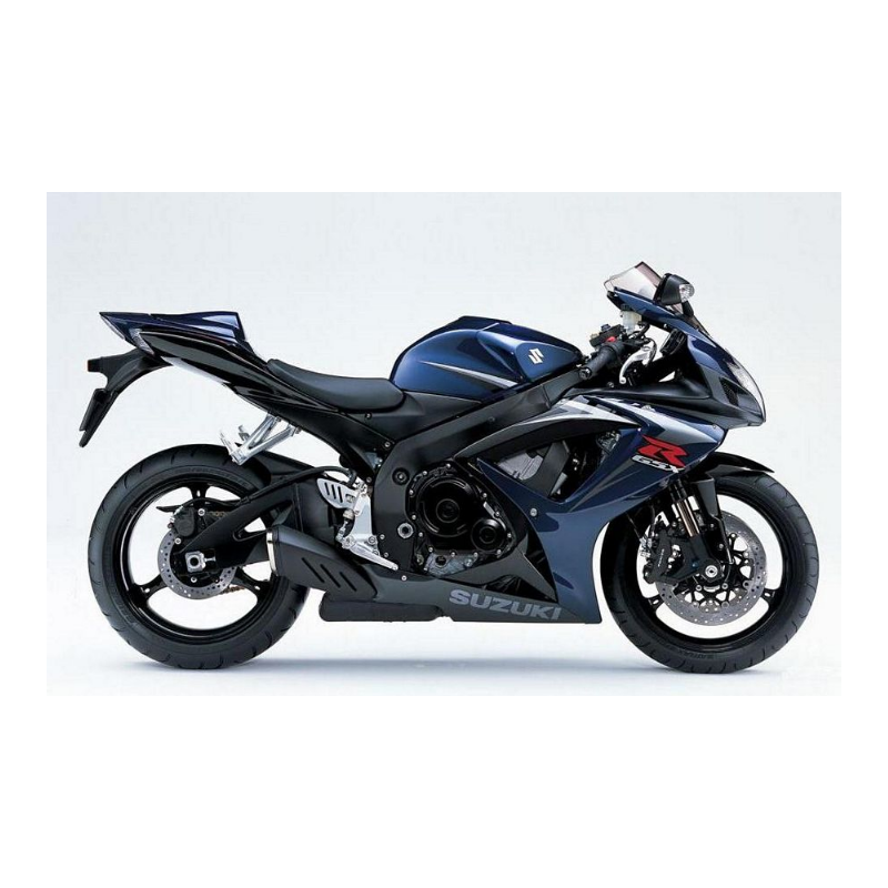 Suzuki GSX-R 750 2007 - DARK BLUE/BLACK VERSION DECALS SET